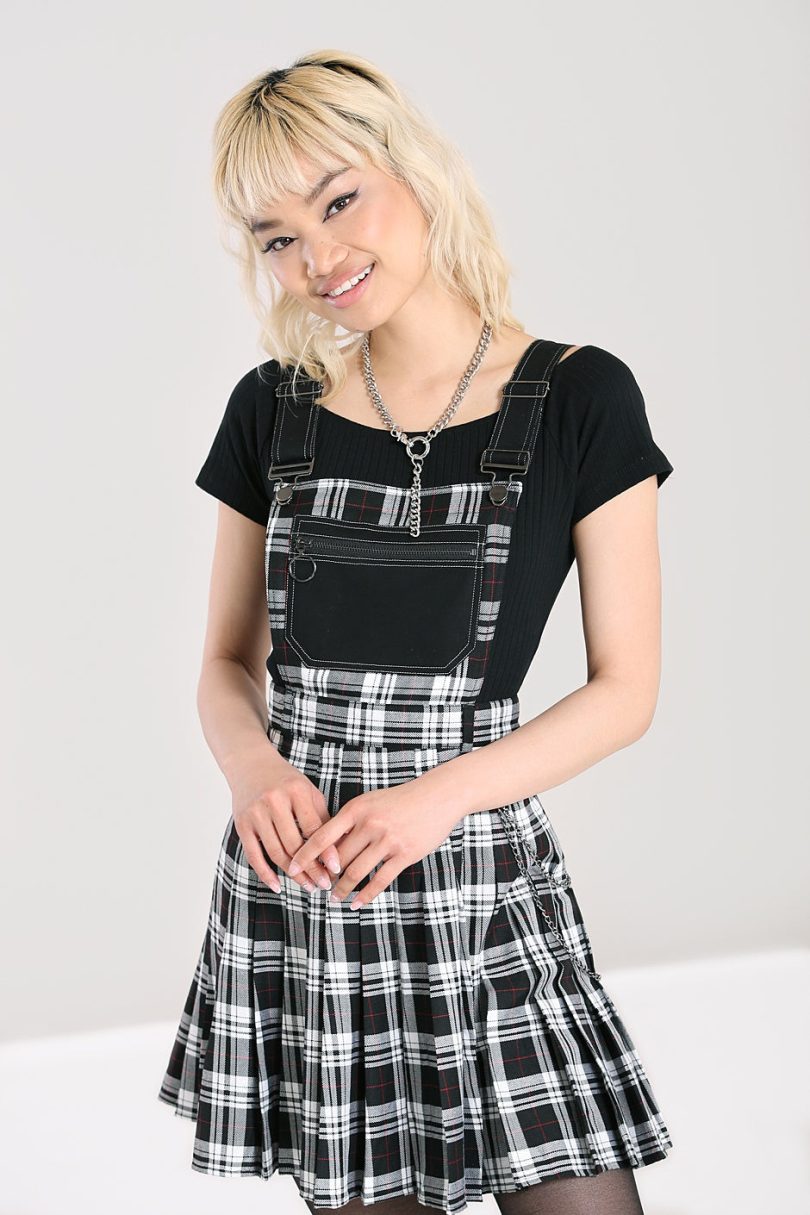 Vernon Pinafore Dress – Shop now at Kitty Darling