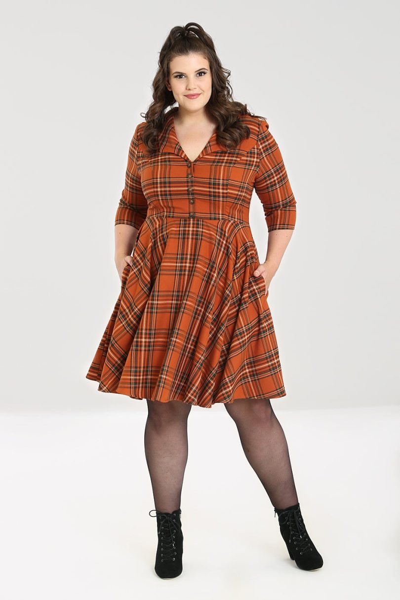 Tawny Mid Dress  Shop now at Kitty Darling