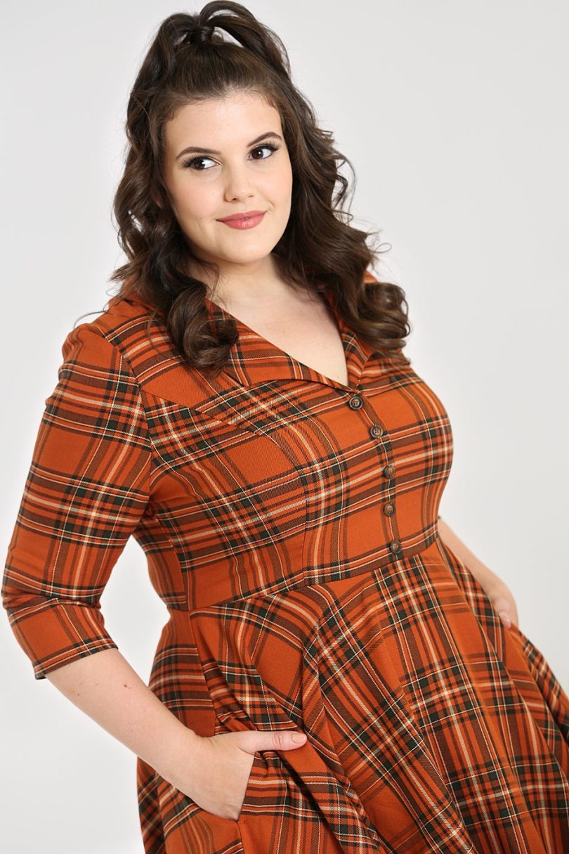 Tawny Mid Dress  Shop now at Kitty Darling