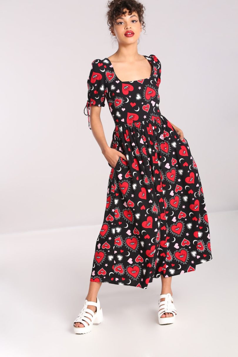 Kate Heart Dress  Shop now at Kitty Darling