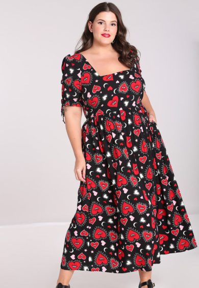 Kate Heart Dress – Shop now at Kitty Darling