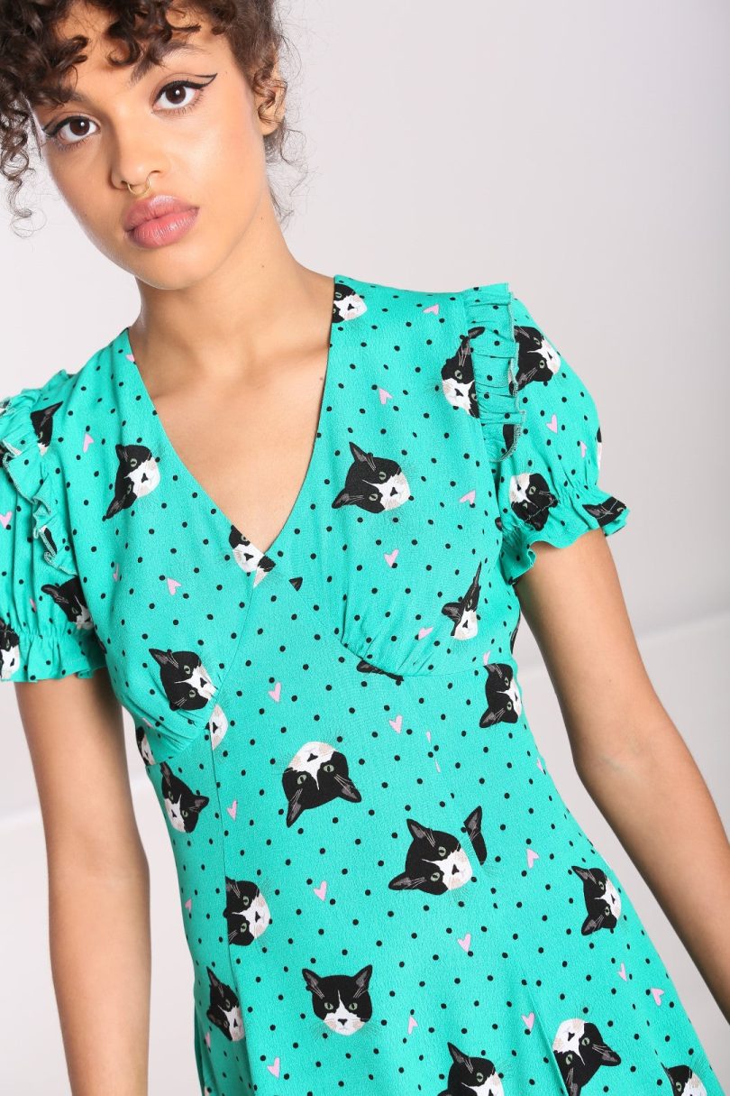 Love Cats Midi Dress  Shop now at Kitty Darling