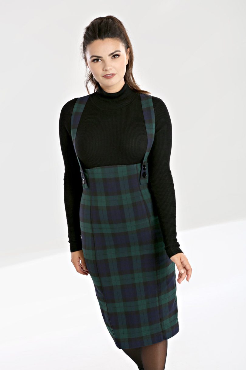 Evelyn Pinafore Skirt – Shop now at Kitty Darling