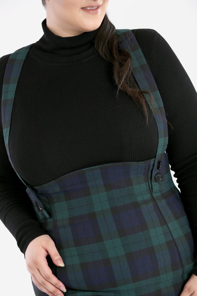 Evelyn Pinafore Skirt  Shop now at Kitty Darling