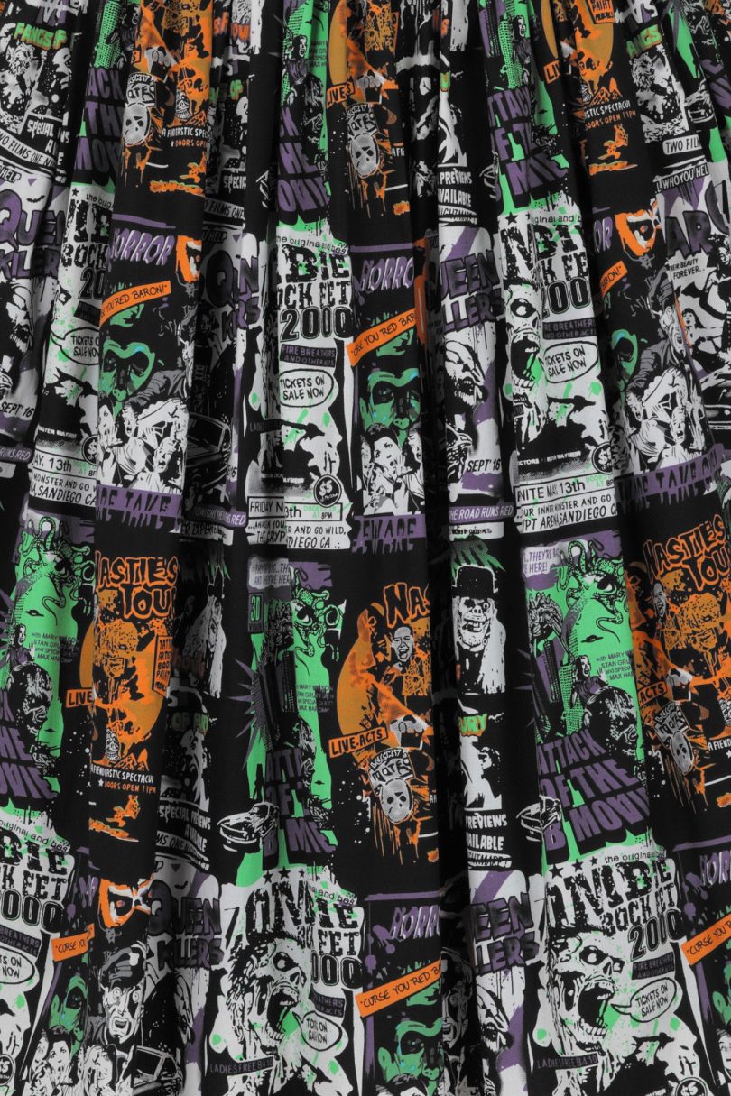 Be Afraid 50's Skirt  Shop now at Kitty Darling