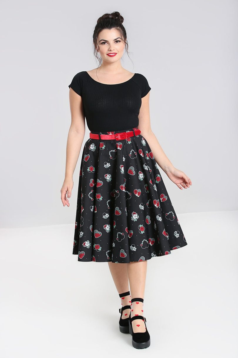 Petals 50'S Skirt  Shop now at Kitty Darling