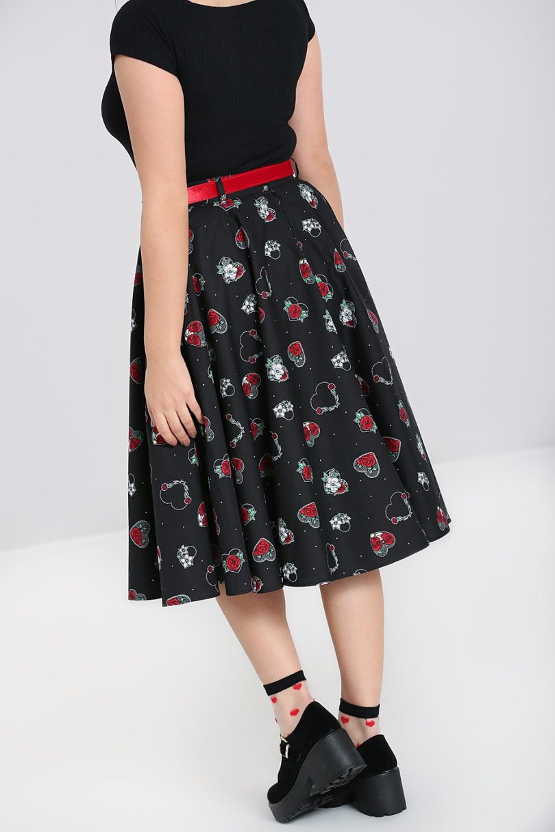 Petals 50'S Skirt  Shop now at Kitty Darling