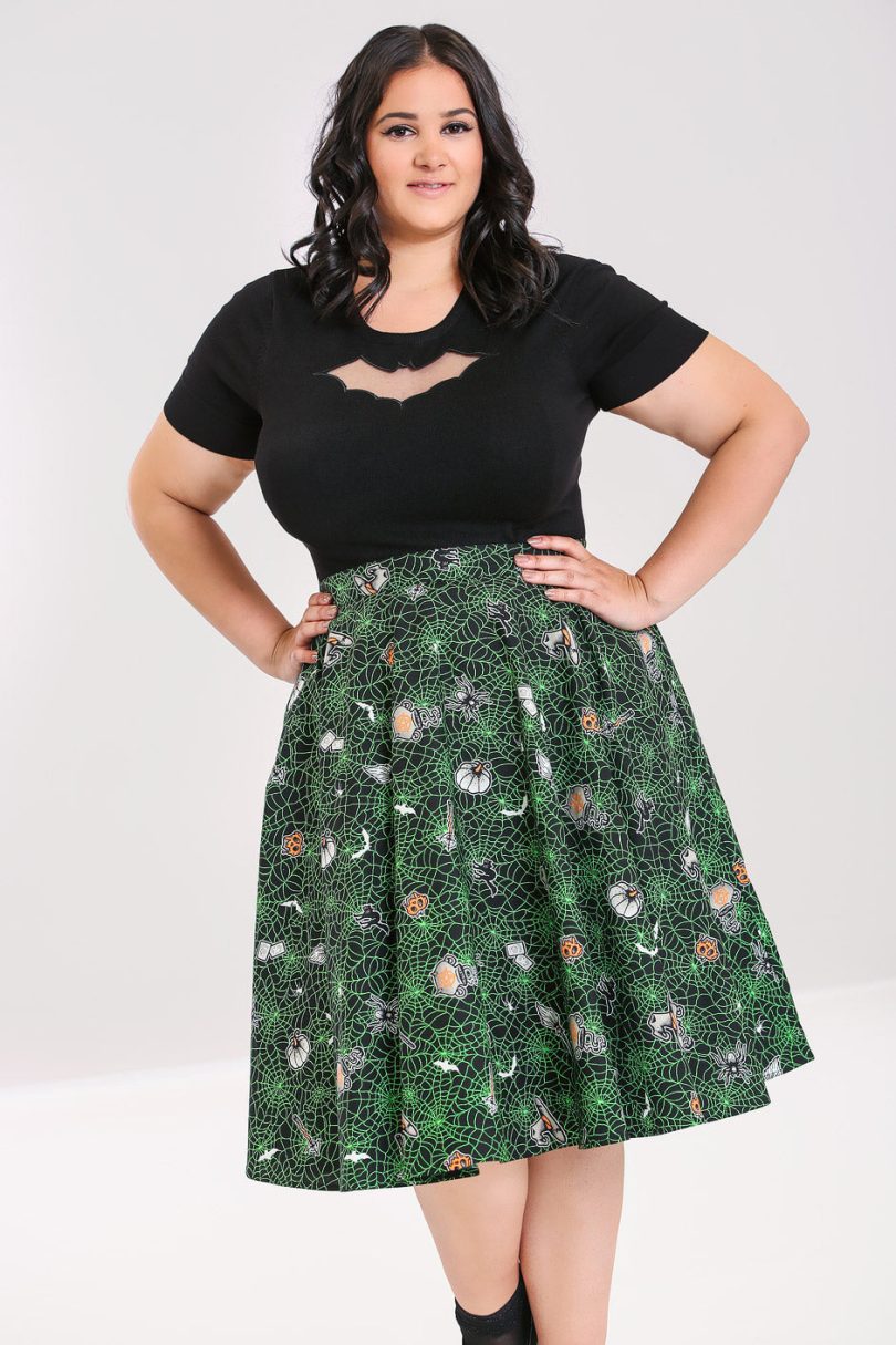 Hex 50's Skirt  Shop now at Kitty Darling