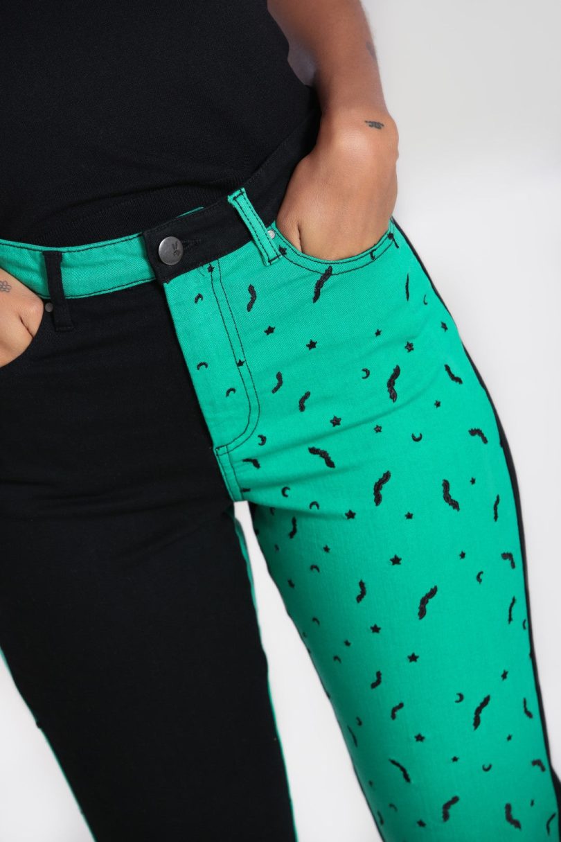 Duo Bat Jeans  Shop now at Kitty Darling