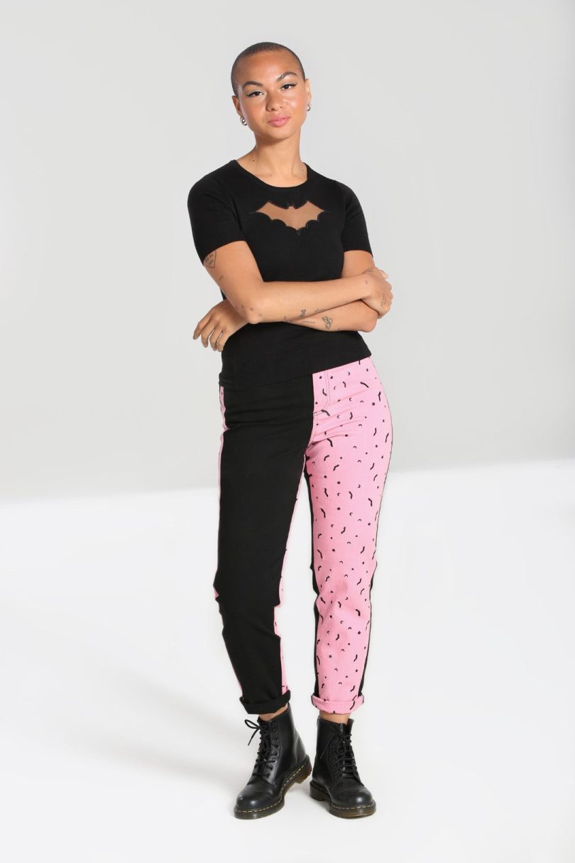 Duo Bat Jeans  Shop now at Kitty Darling