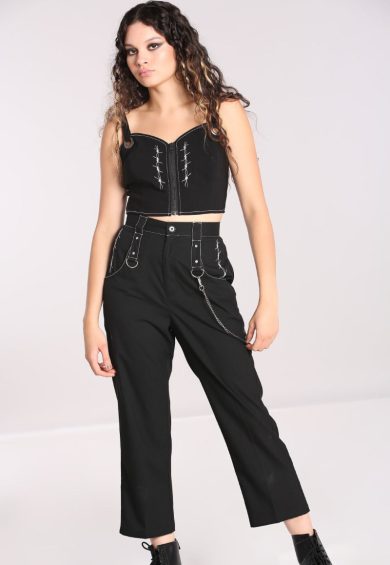 Lennox Cropped Trousers – Shop now at Kitty Darling