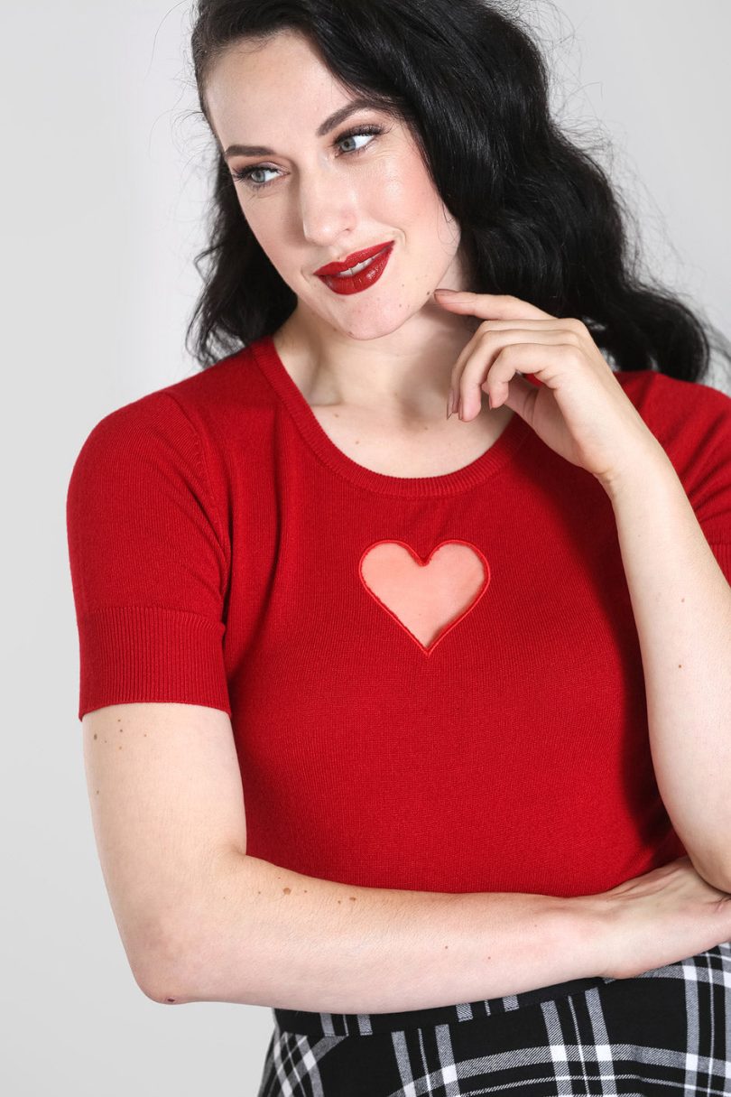 Heart Top  Shop now at Kitty Darling