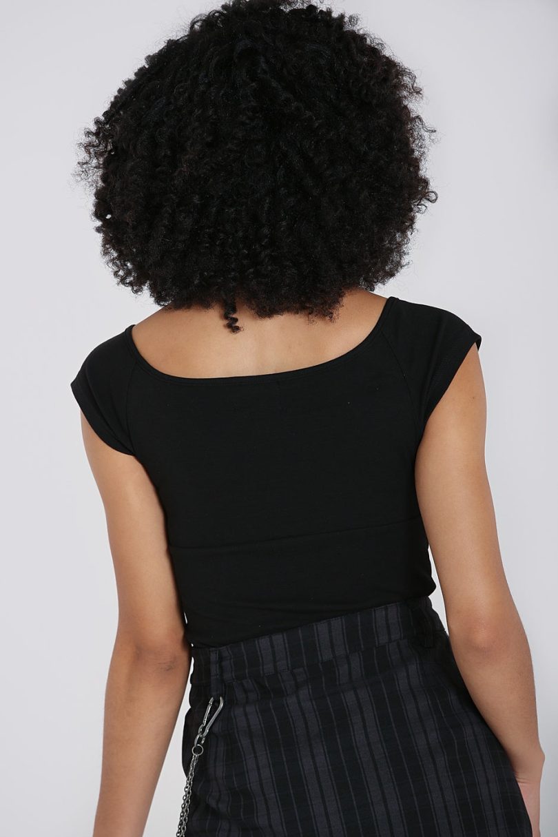 Belladonna Top Black H  Shop now at Kitty Darling