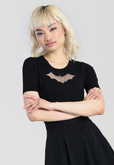 Bat Top Black – Uncategorised | Kitty Darling