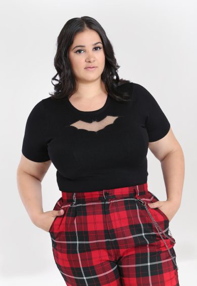 Bat Top Black – Shop now at Kitty Darling