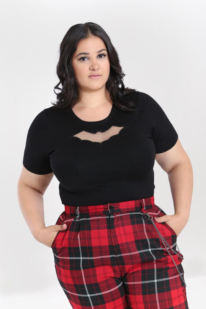 Bat Top Black – Shop now at Kitty Darling