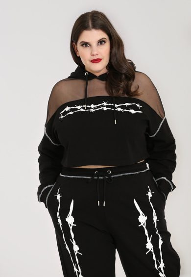 Barbed Wire Hoodie – Shop now at Kitty Darling
