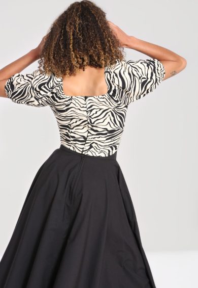 Zebra Crop Top – Underwear & Socks | Kitty Darling