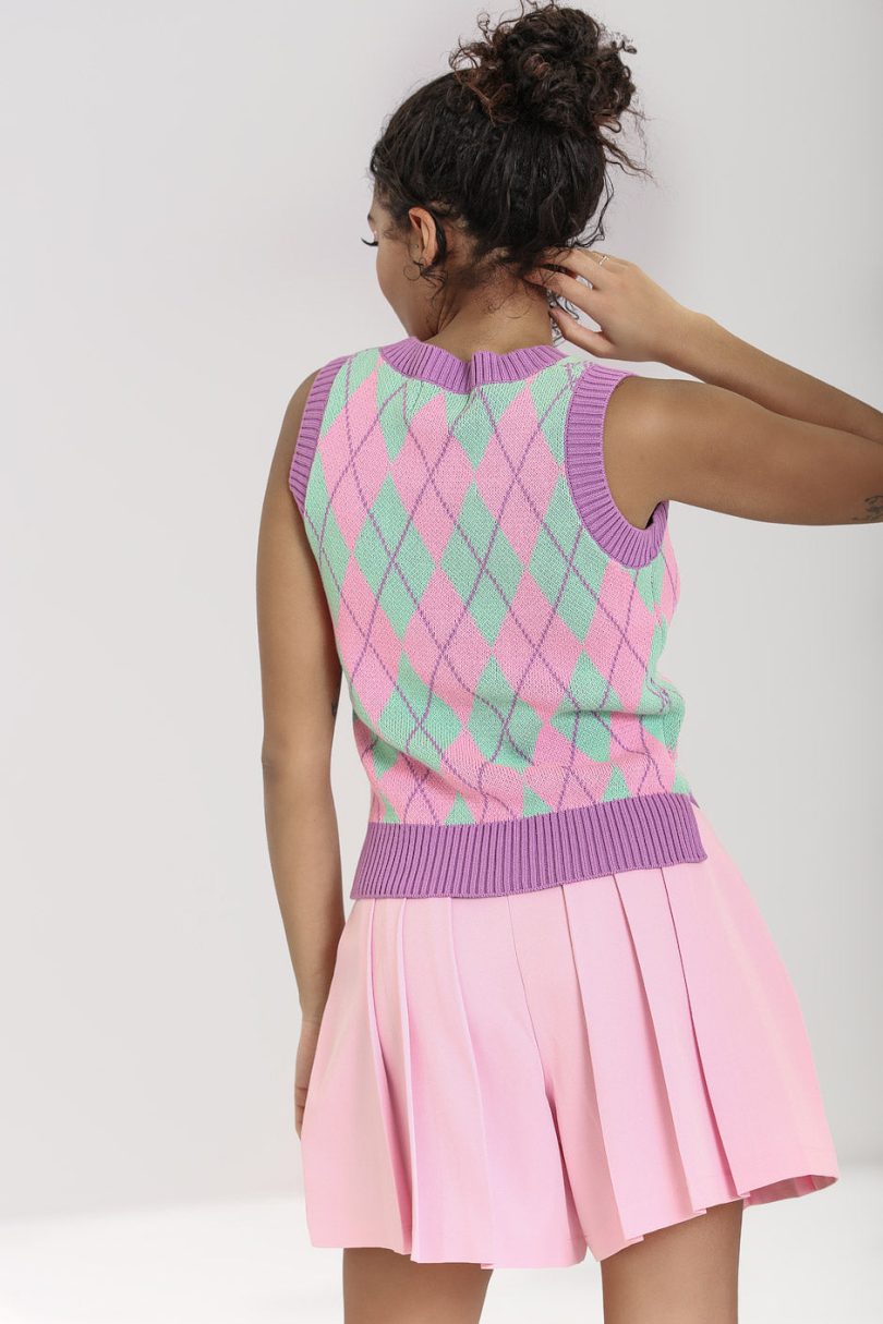 Rhombus Vest  Shop now at Kitty Darling