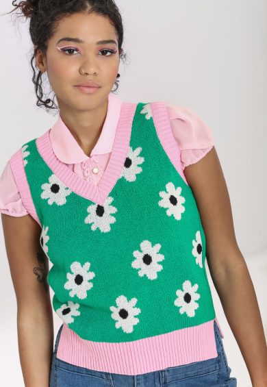 Kitsch Daisy Vest – Shop now at Kitty Darling