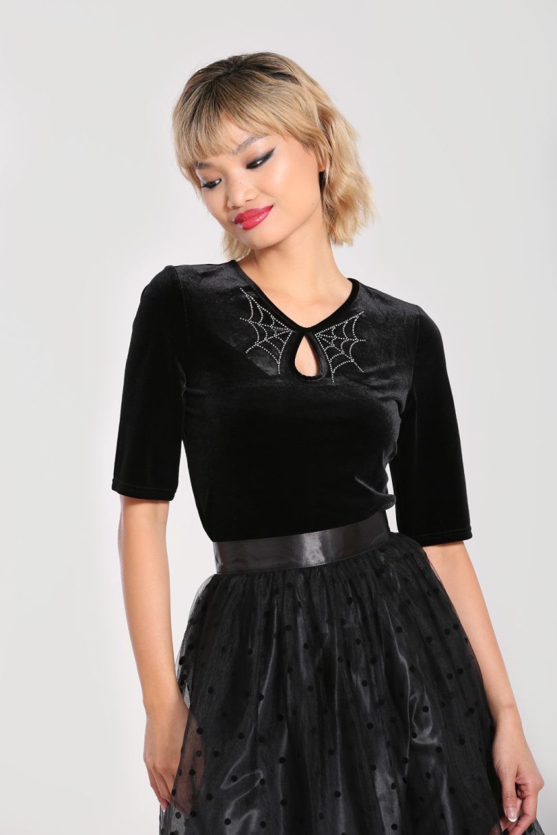 Morticia Top  Shop now at Kitty Darling