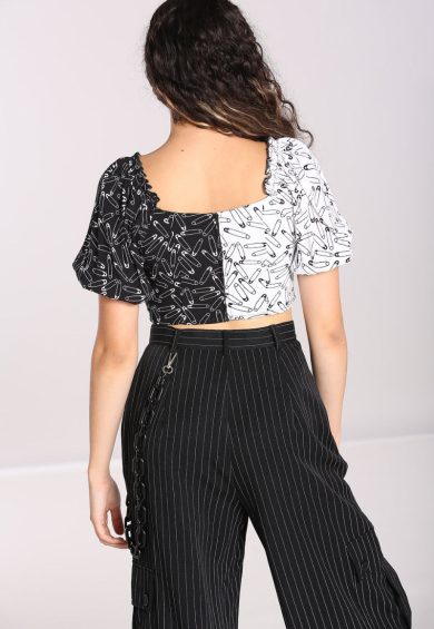 Safety Pin Crop Top – Uncategorised | Kitty Darling