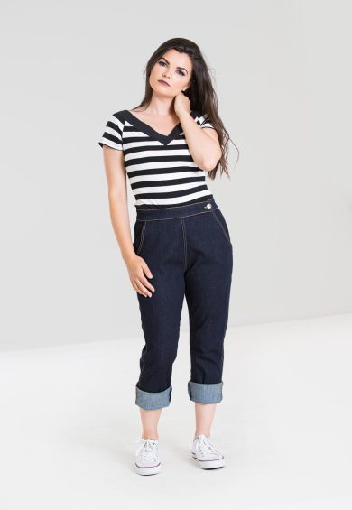 Charlie Denim Capris – Shop now at Kitty Darling