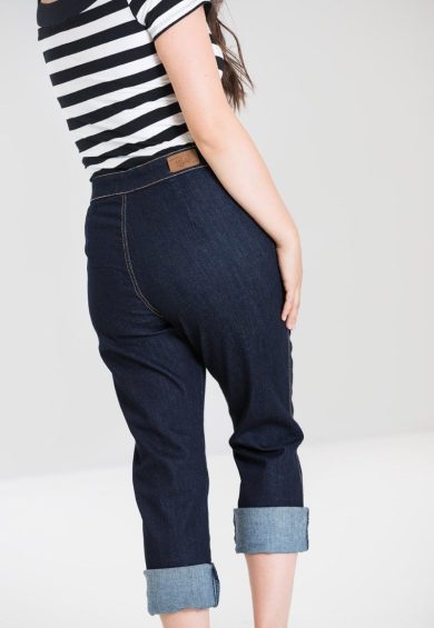 Charlie Denim Capris – Trousers | Kitty Darling