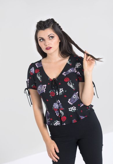 Even In Death Blouse – Shirts and Blouses | Kitty Darling