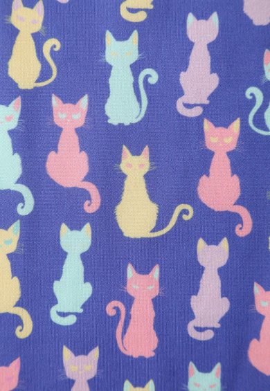 Amanda Multicoloured Cat Swing Dress – Dresses | Kitty Darling