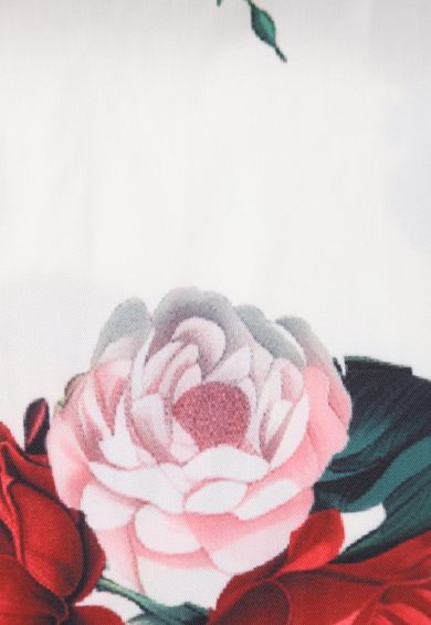 Lisette White Three-Quarter Sleeve Peony Print Bolero – Dresses | Kitty Darling