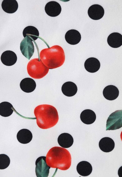 Donna Retro Cherry Polka Dot Dress – Dresses | Kitty Darling