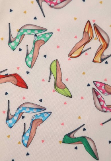 Lily Stiletto Print Off Shoulder Dress – Dresses | Kitty Darling