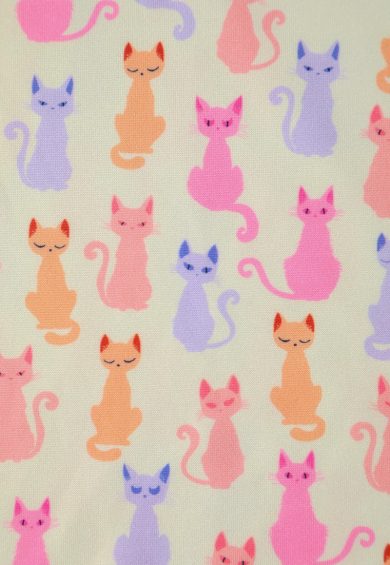 Lily Rainbow Cat White Off Shoulder Dress – Dresses | Kitty Darling