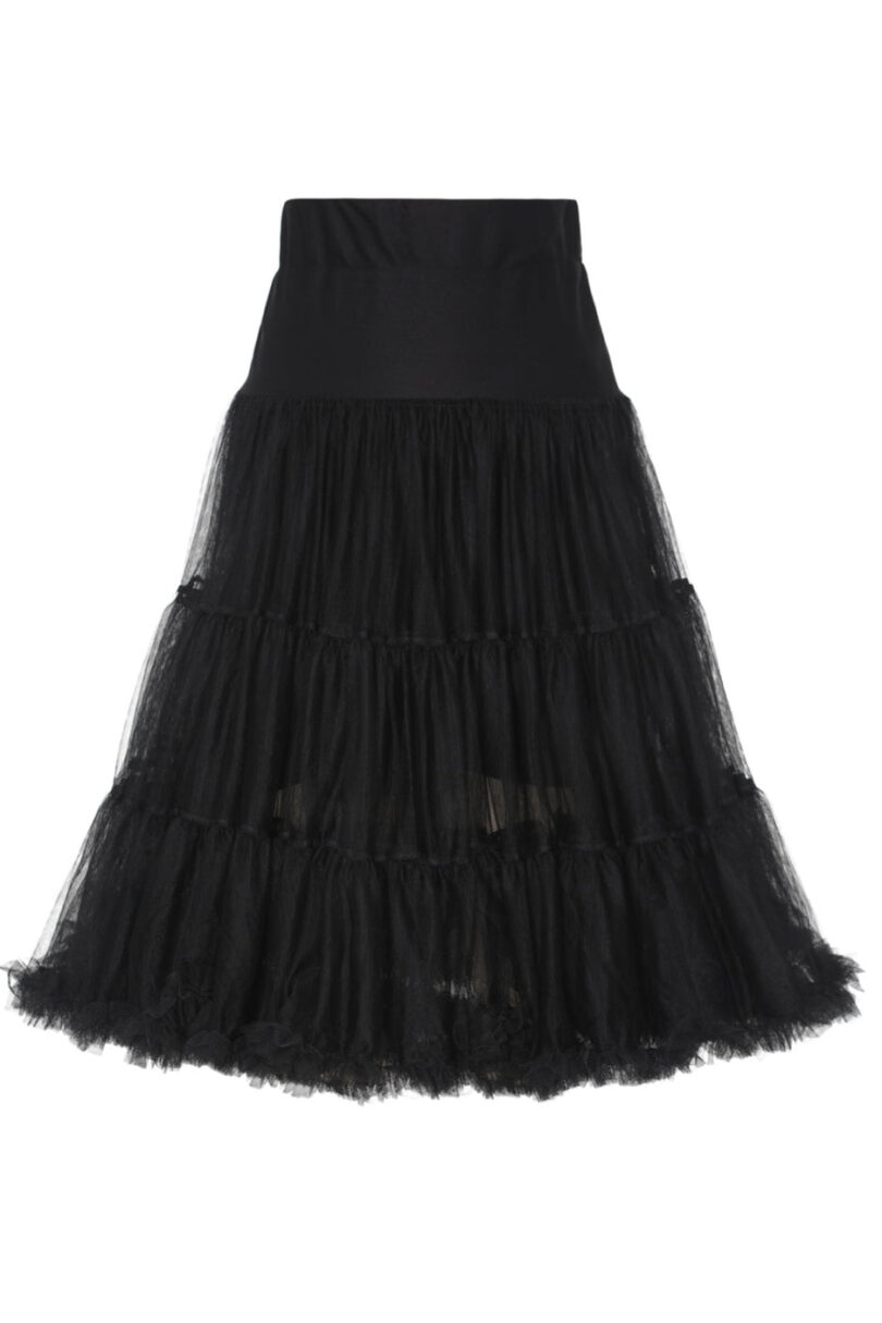 Fluffy Petticoat in Black  Shop now at Kitty Darling