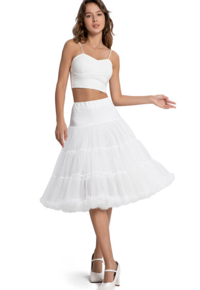 Fluffy Petticoat in White – Petticoats & Pettipants | Kitty Darling