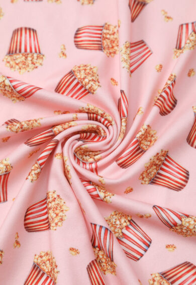 Matilda Light Pink Popcorn Print Wrap Dress – Dresses | Kitty Darling