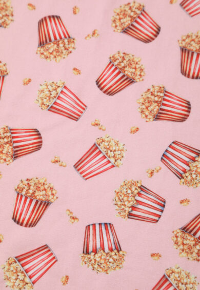 Matilda Light Pink Popcorn Print Wrap Dress – Dresses | Kitty Darling