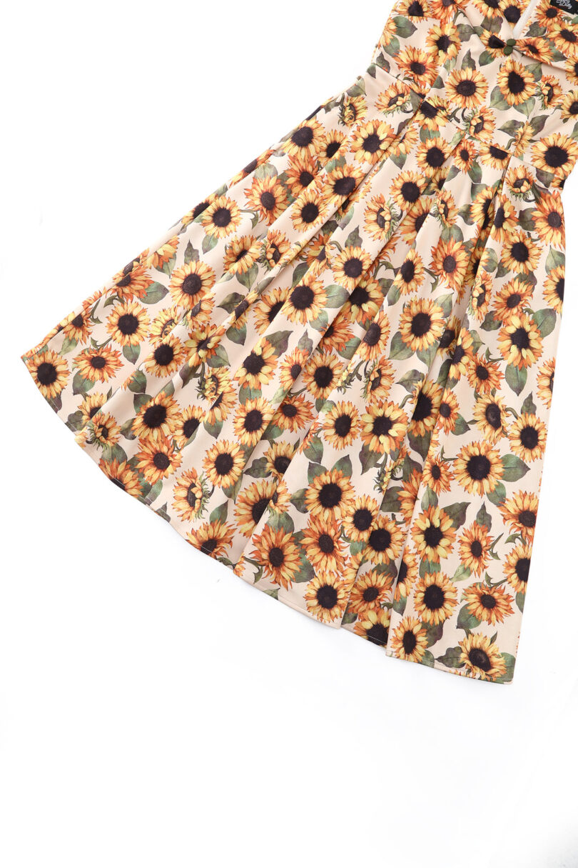Lily Sunflower Off Shoulder Dress  Shop now at Kitty Darling