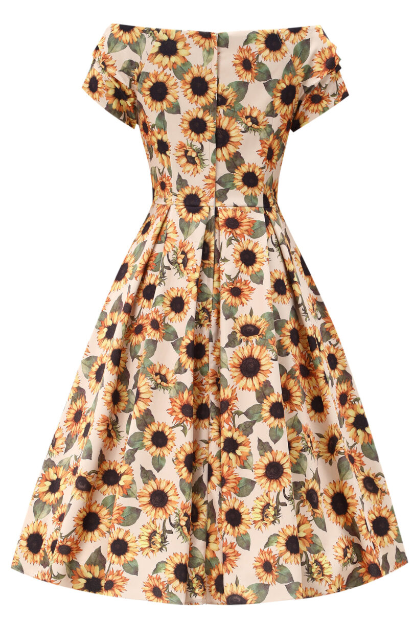 Lily Sunflower Off Shoulder Dress  Shop now at Kitty Darling