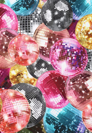 Amanda Retro Disco Ball Print Fit Party Dress – Uncategorised | Kitty Darling