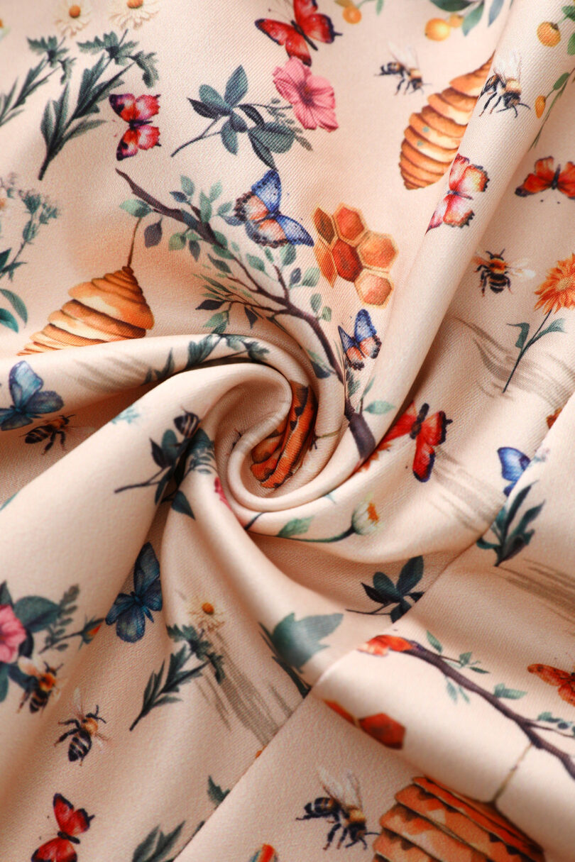 Claudia Bee & Honey Dress In Cream  Shop now at Kitty Darling