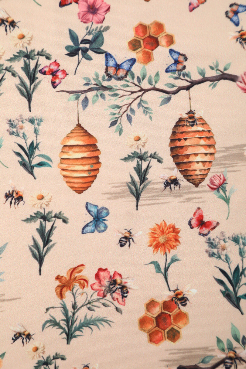 Claudia Bee & Honey Dress In Cream  Shop now at Kitty Darling