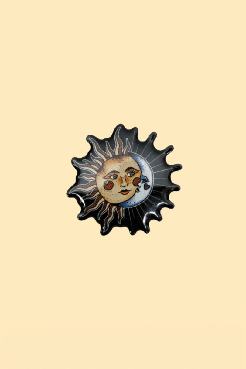 Solaris Sun Pin  Shop now at Kitty Darling