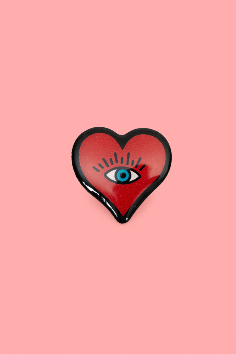 Heart Pin  Shop now at Kitty Darling
