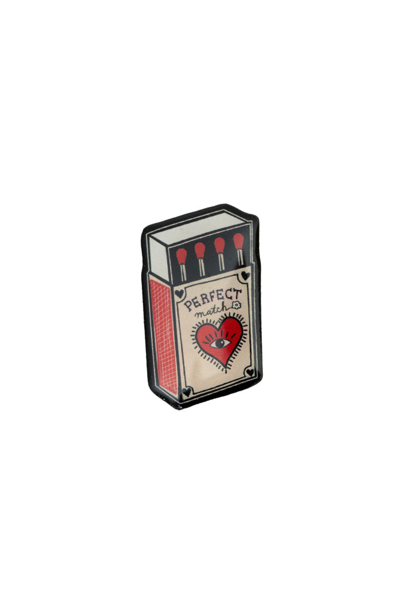 Match Box Pin  Shop now at Kitty Darling