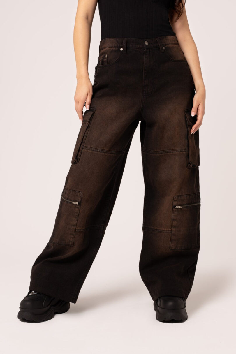 Cameron Jeans Brown  Shop now at Kitty Darling