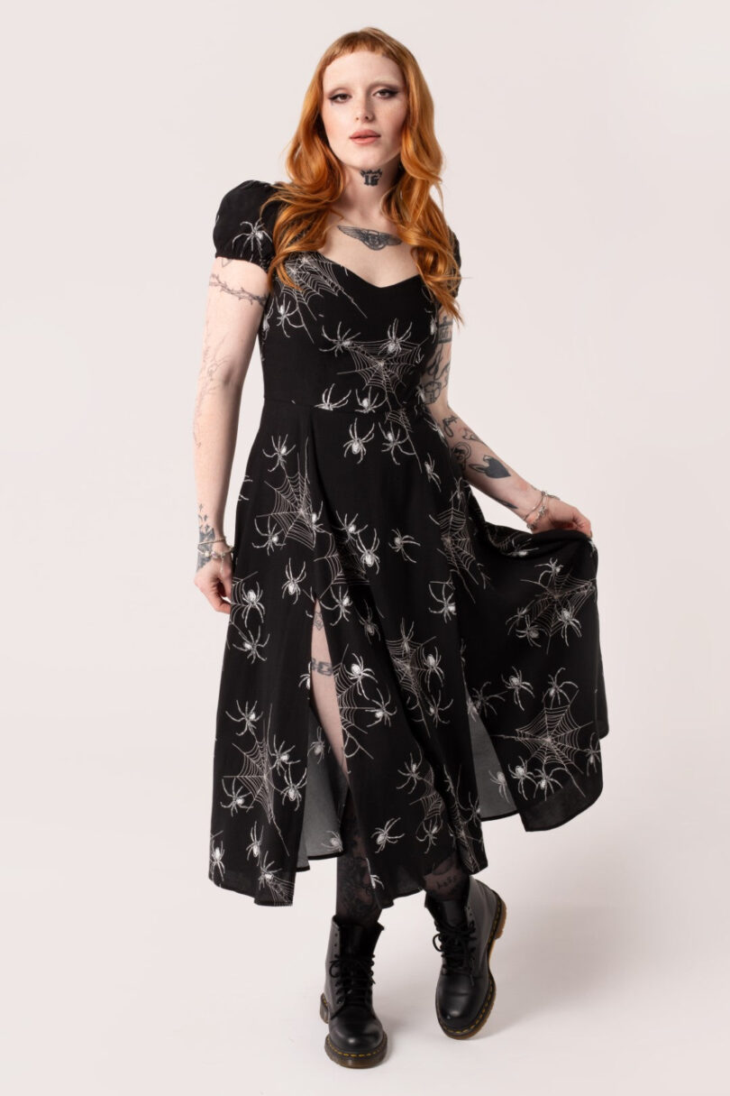 Grungy Spider Dress  Shop now at Kitty Darling