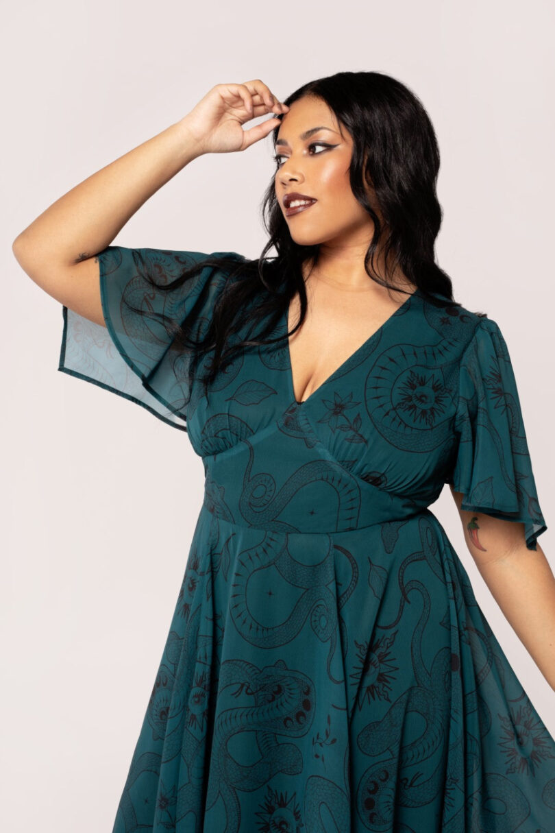 Venom Midi Dress  Shop now at Kitty Darling