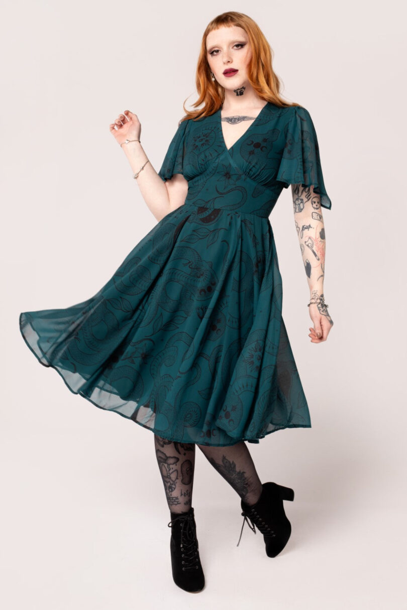 Venom Midi Dress  Shop now at Kitty Darling